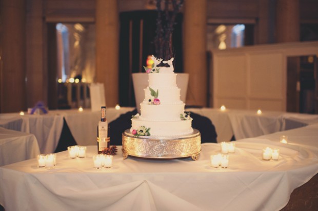 Amazing Woodsy Winter Wedding, Complete With Snowman