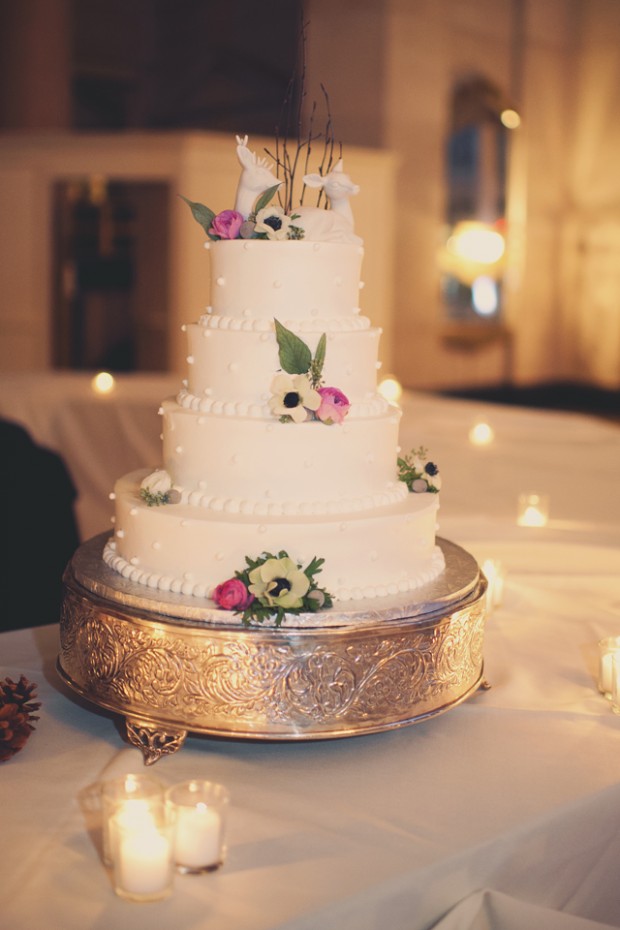 Amazing Woodsy Winter Wedding, Complete With Snowman