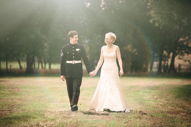 Country Rustic Chic Military Real Wedding: Charmaine & Sam