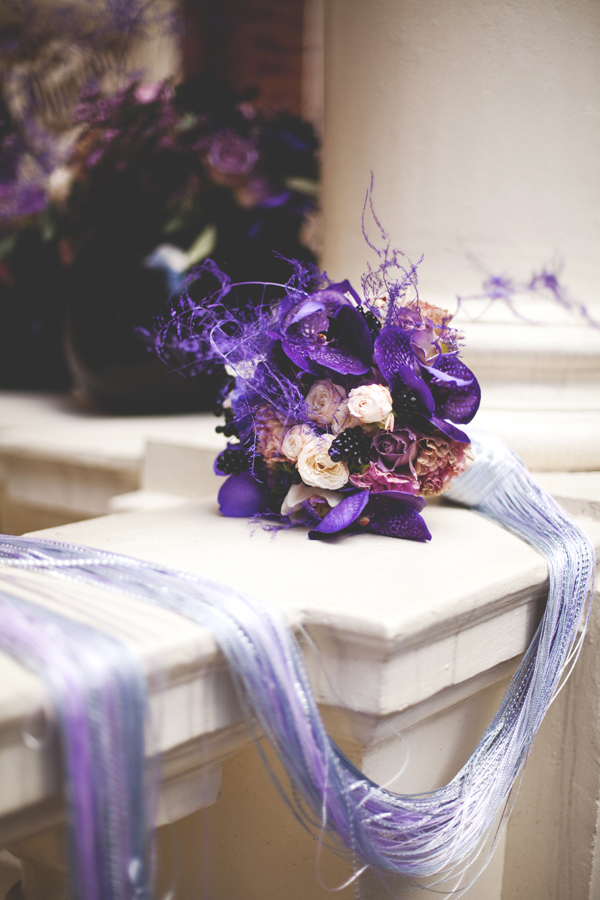 Velvet Orchid Styled Wedding Shoot: Accents of Purple