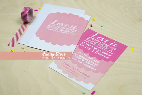 Dottypink Designs: Off The Peg Wedding Stationery Collection