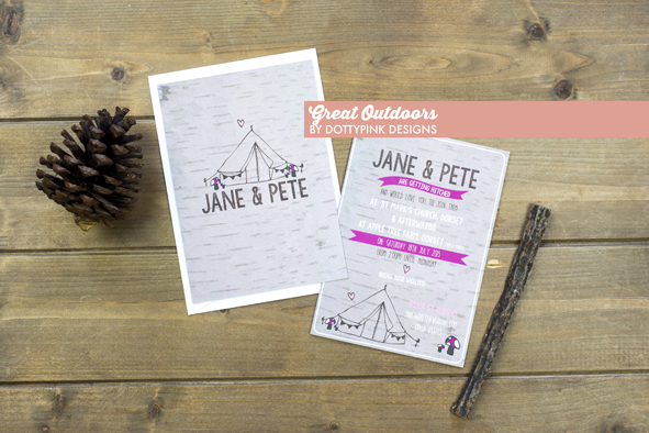 Dottypink Designs: Off The Peg Wedding Stationery Collection