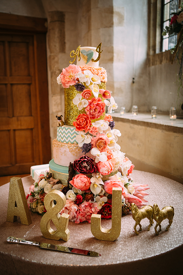 mint green, coral and gold real wedding (127)