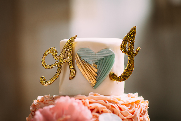 mint green, coral and gold real wedding (144)