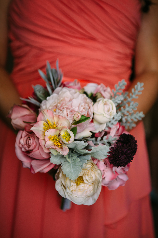 Mint Green, Coral & Gold Sequins Real Wedding: Jayne & Andy