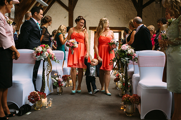 Mint Green, Coral & Gold Sequins Real Wedding: Jayne & Andy