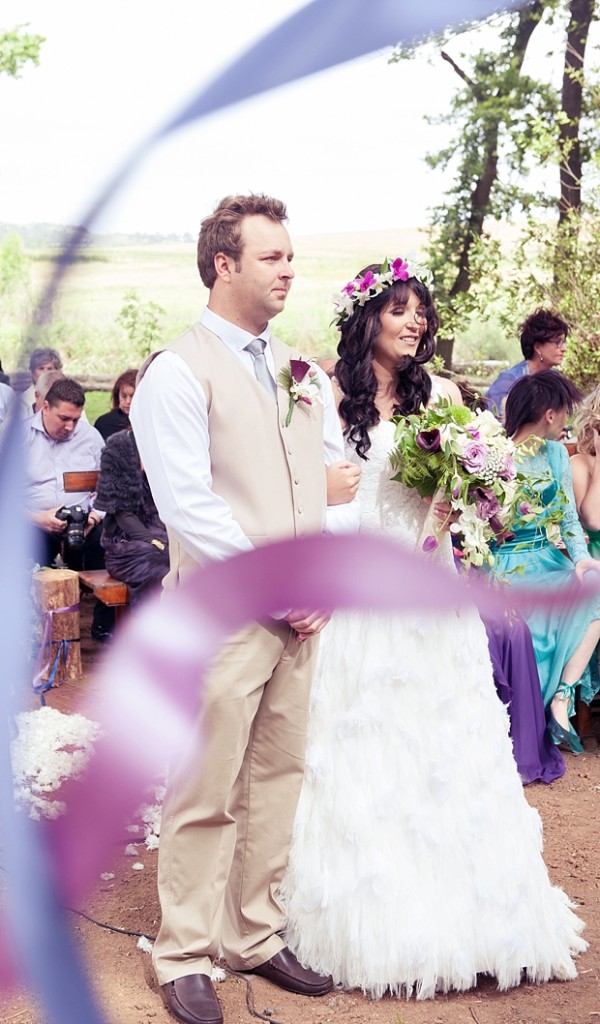 A Colourful Boho Forest Wedding: Donia & Chris