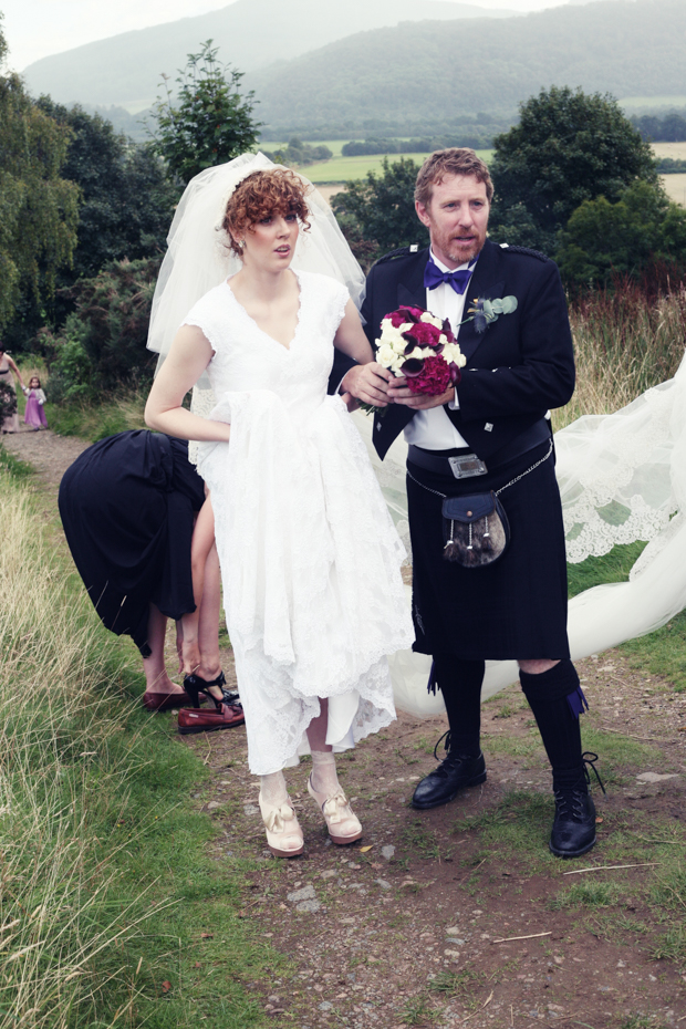 Pinterest Inspired Scottish Wedding With Fashion Designer Bride