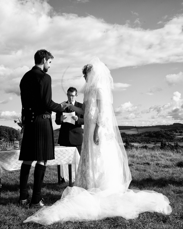 Pinterest Inspired Scottish Wedding With Fashion Designer Bride: Alexis & Joel