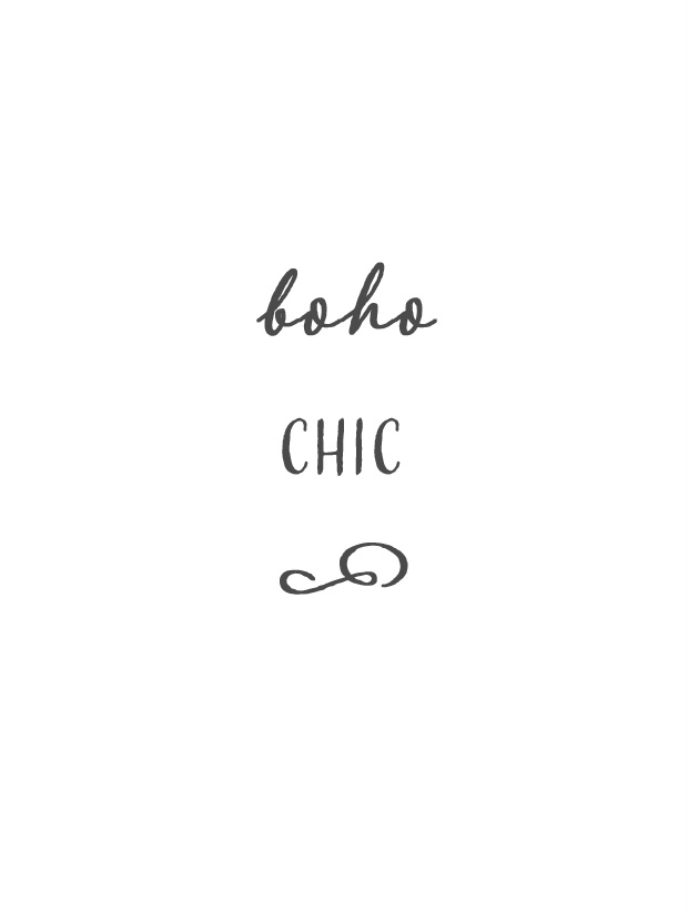 Boho chic