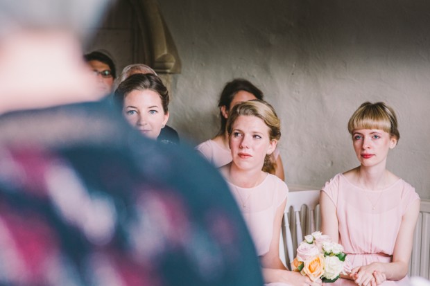 Relaxed Pretty Pastel Wedding With Claire Pettibone Gown: Mary & David