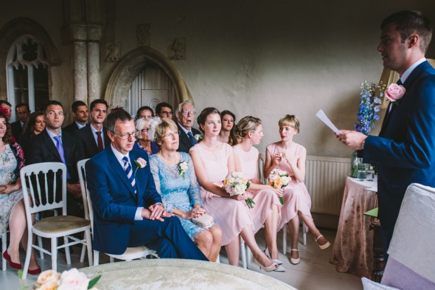 Relaxed Pretty Pastel Wedding With Claire Pettibone Gown: Mary & David