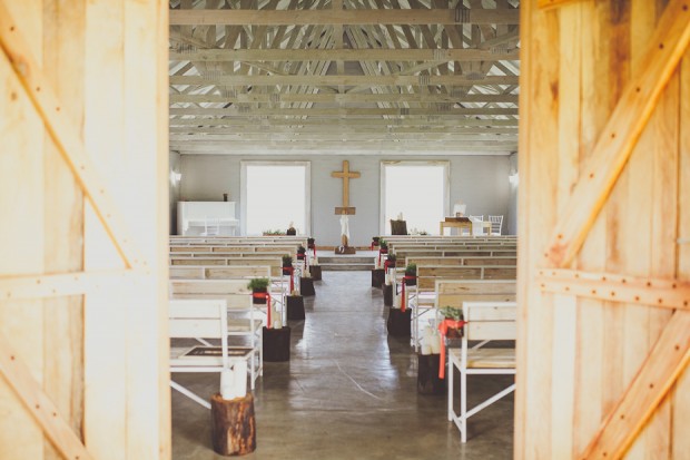 Pretty Peach & Mint! An Elegantly Rustic Wedding With A Wolf Monogram: Ryan & Kerran