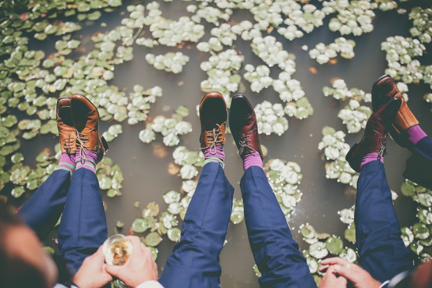 Pretty Peach & Mint! An Elegantly Rustic Wedding With A Wolf Monogram: Ryan & Kerran