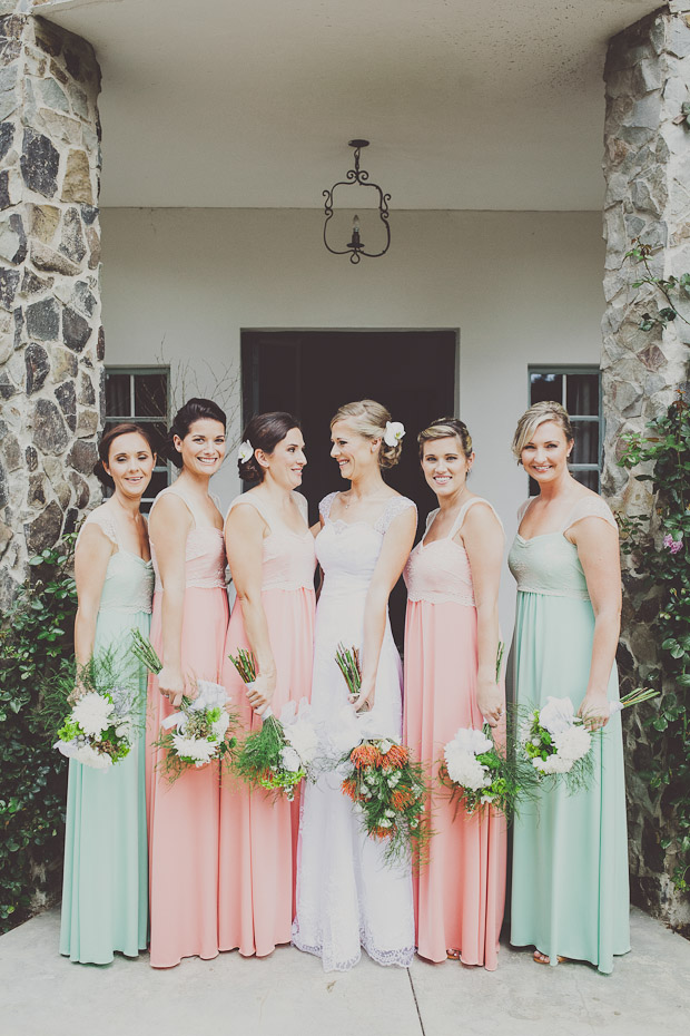 Pretty Peach & Mint! An Elegantly Rustic Wedding With A Wolf Monogram: Ryan & Kerran