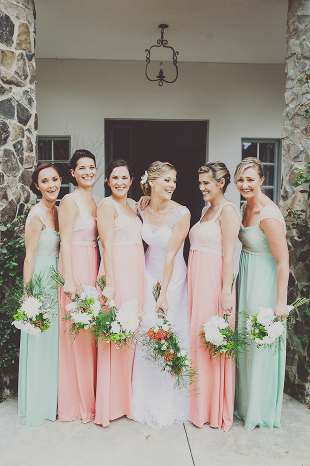 Pretty Peach & Mint! An Elegantly Rustic Wedding With A Wolf Monogram: Ryan & Kerran