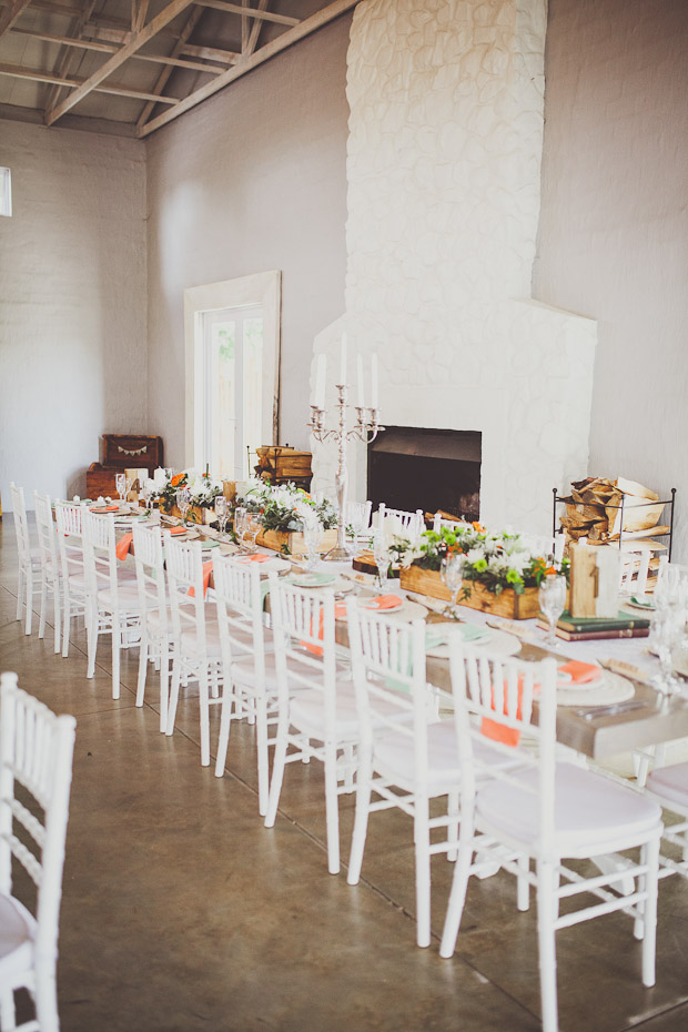 Pretty Peach & Mint! An Elegantly Rustic Wedding With A Wolf Monogram: Ryan & Kerran