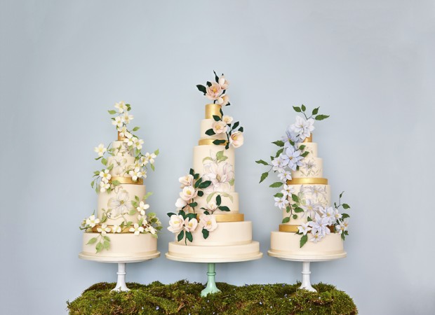 The Botanical Collection by Rosalind Miller: Beautiful Wedding Cakes