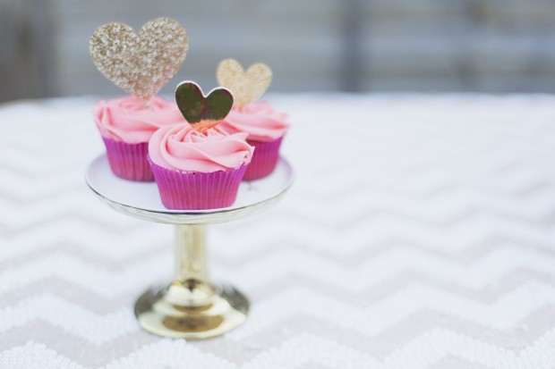 Pink + Gold Valentine’s Day Celebration Inspiration