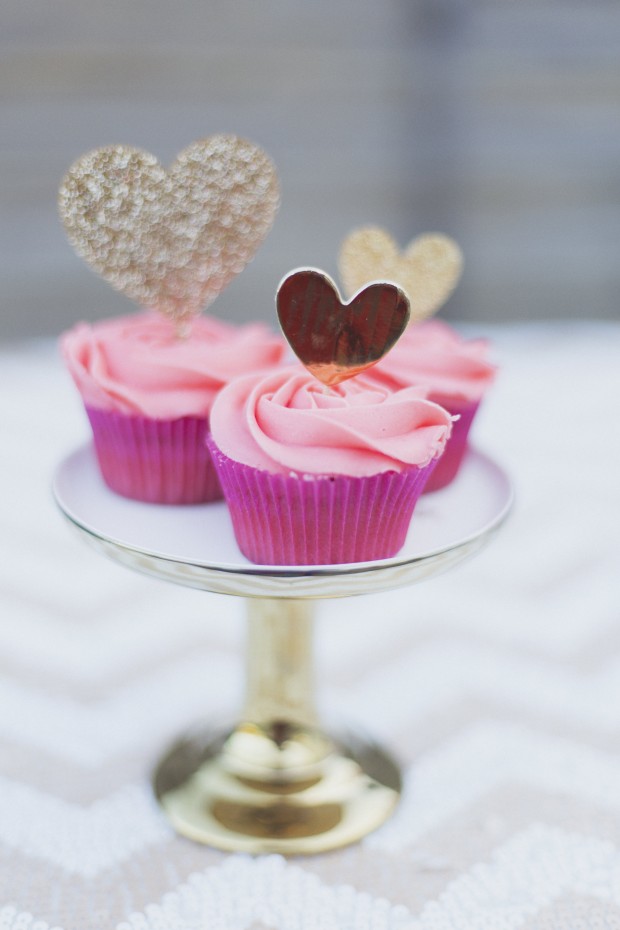 Pink + Gold Valentine’s Day Celebration Inspiration