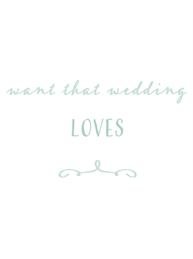 Want that Wedding Loves