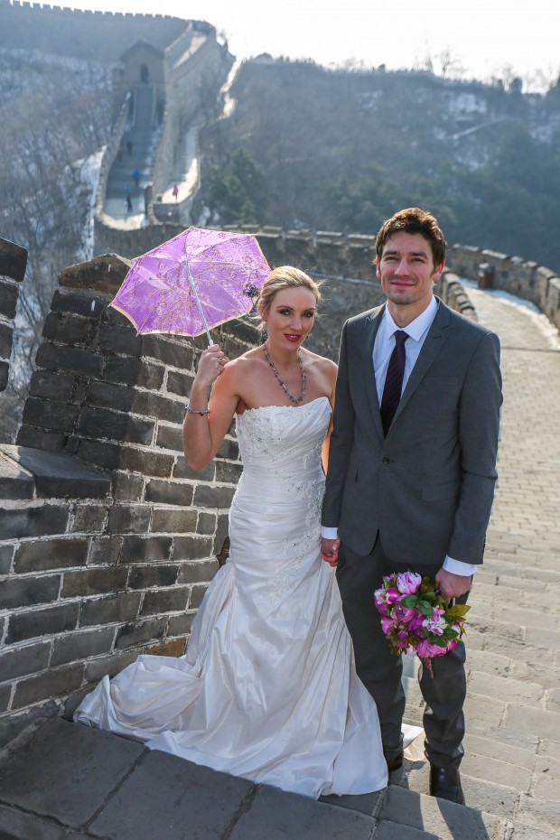 Brett & Amelia's World Wedding Tour: The Great Wall of China, Beijing!