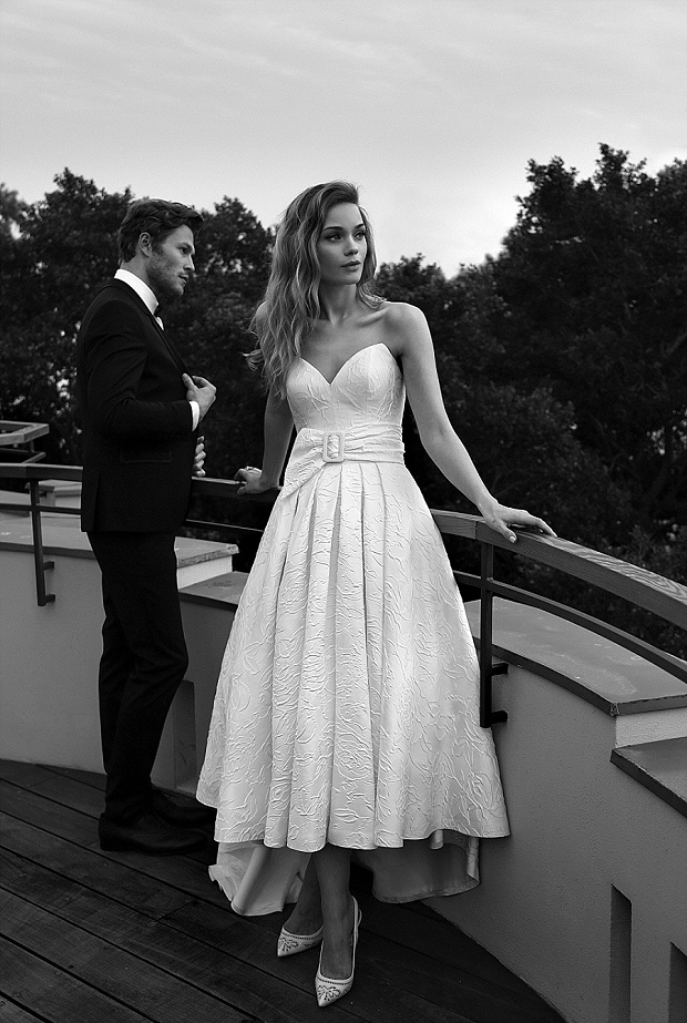 Film Noir in White: Lihi Hod Wedding Dresses 2015