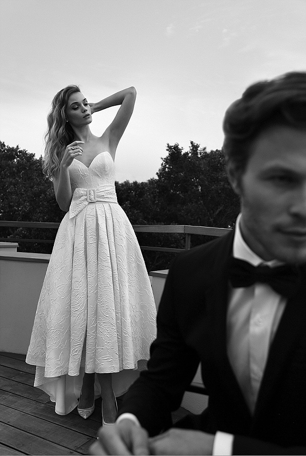 Film Noir in White: Lihi Hod Wedding Dresses 2015