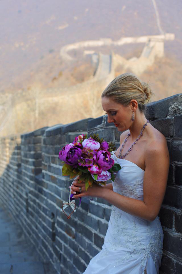 Brett & Amelia's World Wedding Tour The Great Wall of China, Beijing (3)