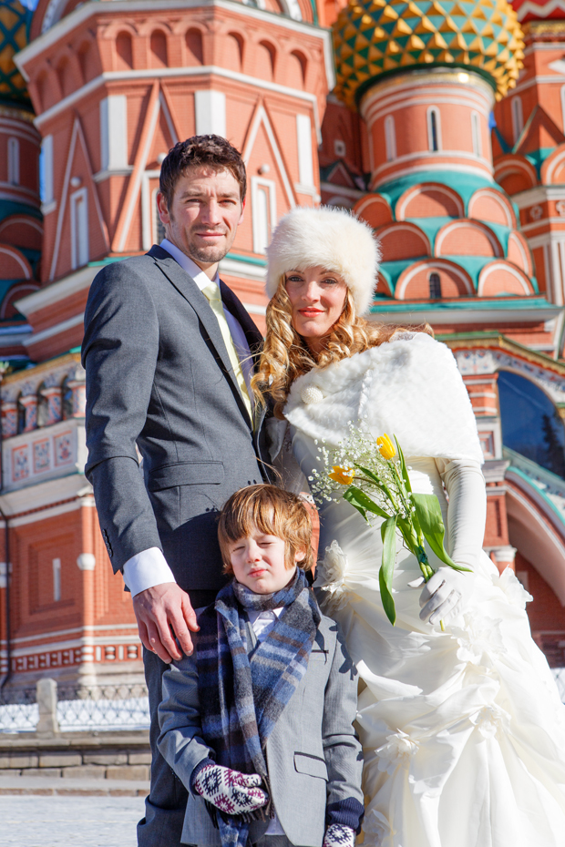 Brett & Amelia's World Wedding Tour The Kremlin, Moscow (3)