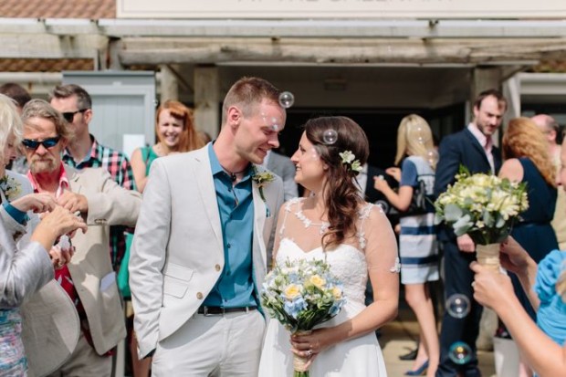 Sweet & Relaxed 'Beachy' Camber Sands Wedding: Claire & Will
