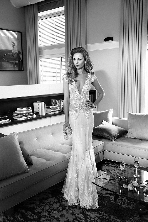 Film Noir in White: Lihi Hod Wedding Dresses 2015