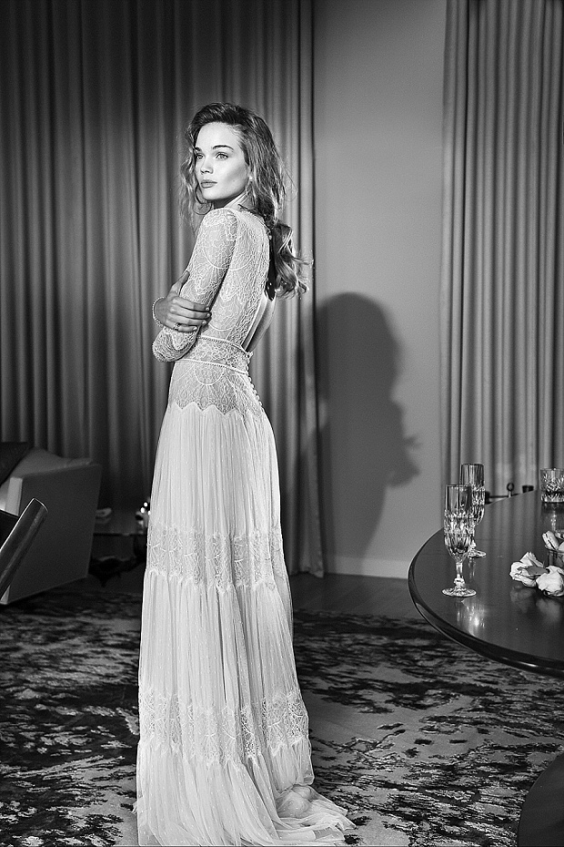 Film Noir in White: Lihi Hod Wedding Dresses 2015