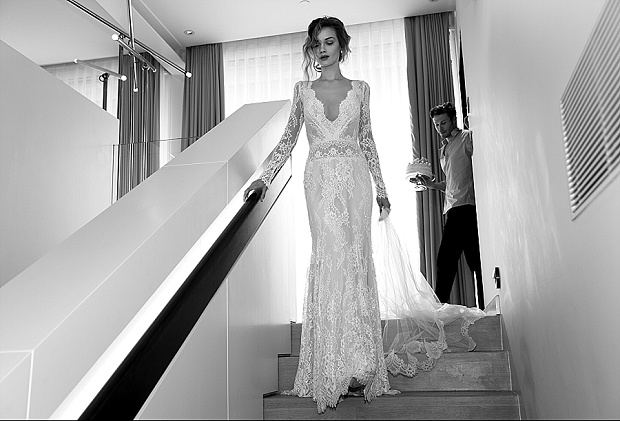 Film Noir in White: Lihi Hod Wedding Dresses 2015