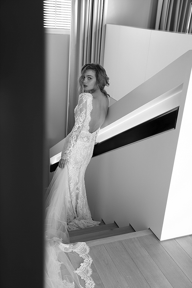 Film Noir in White: Lihi Hod Wedding Dresses 2015