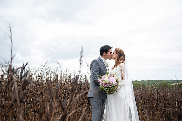 Beautiful British Brazilian TeePee Wedding on an Equestrian Farm! 