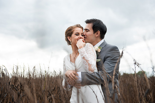 Beautiful British Brazilian TeePee Wedding on an Equestrian Farm! 