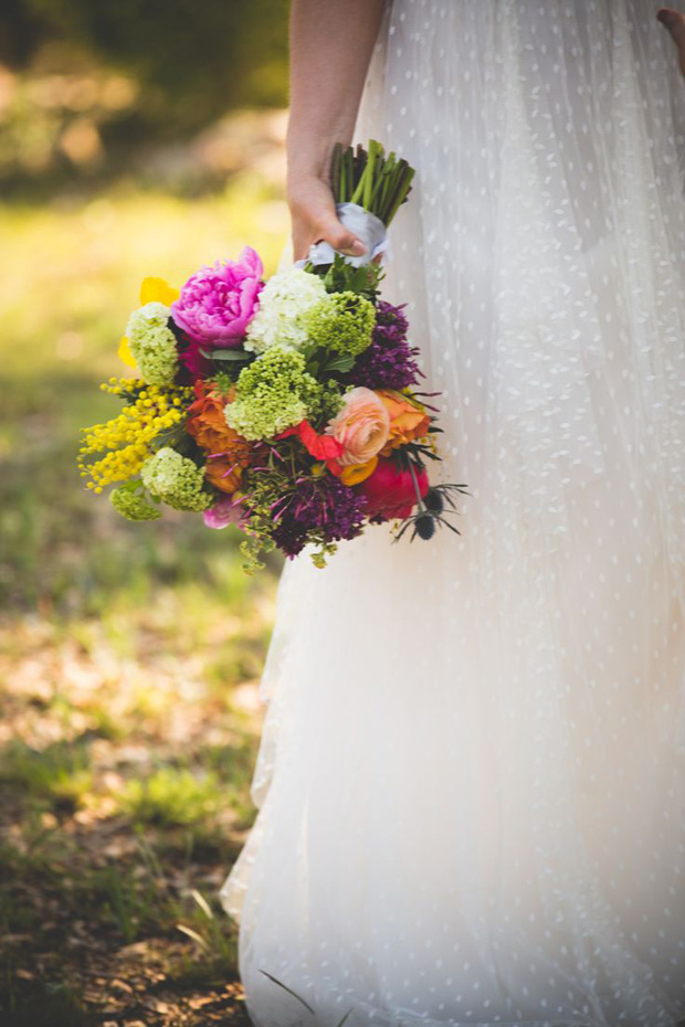 polka dot wedding dress