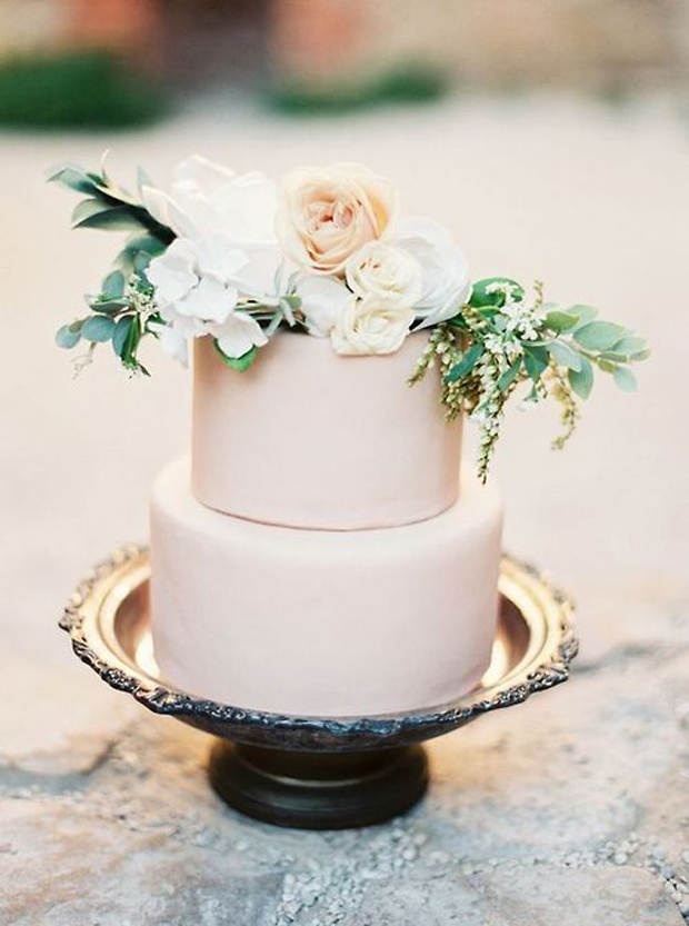 Muted Hues Wedding Cake