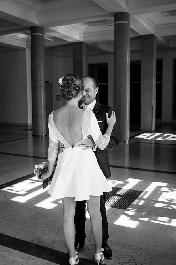 A Fun, French Fuchsia Real Wedding With Rime Arodaky Bride: Mr & Mrs L