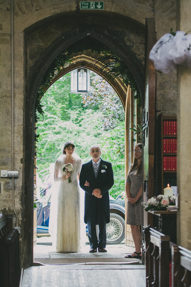 Relaxed Vintage Glamour Wedding With Jenny Packham Bride: Emma & Chris