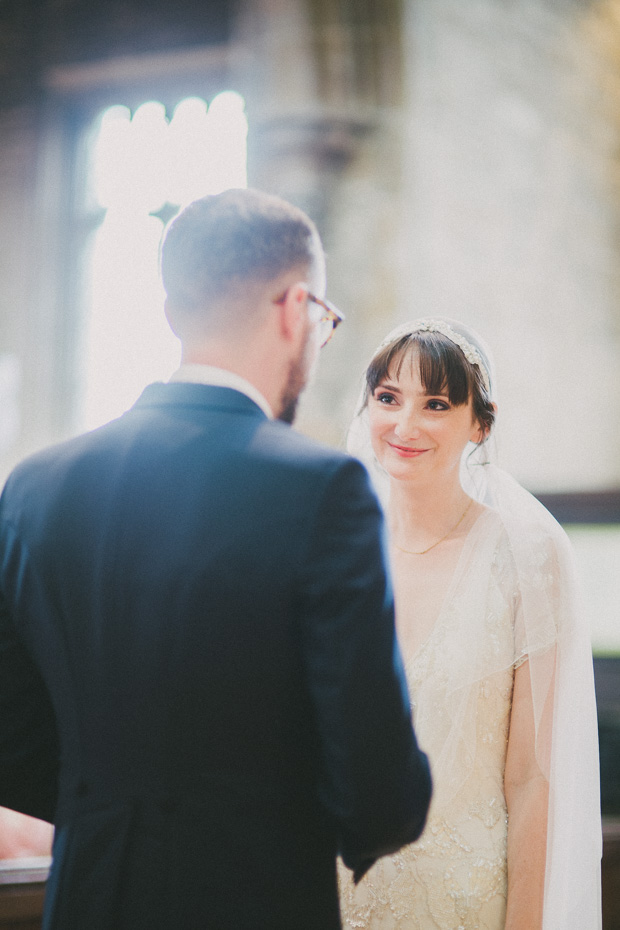 Relaxed Vintage Glamour Wedding With Jenny Packham Bride: Emma & Chris