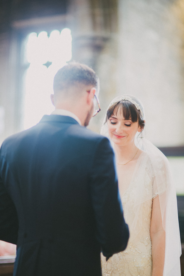 Relaxed Vintage Glamour Wedding With Jenny Packham Bride: Emma & Chris