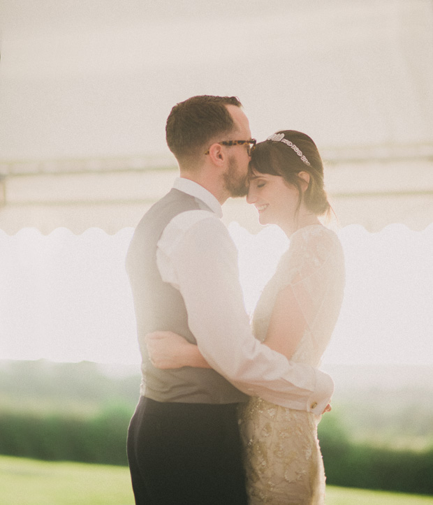 Relaxed Vintage Glamour Wedding With Jenny Packham Bride: Emma & Chris