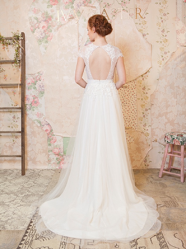 'Through the Flowers' Spring 2016 Bridal and Accessories Collection by Ivy & Aster