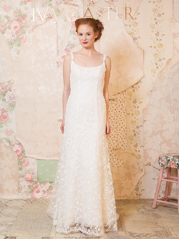 'Through the Flowers' Spring 2016 Bridal and Accessories Collection by Ivy & Aster