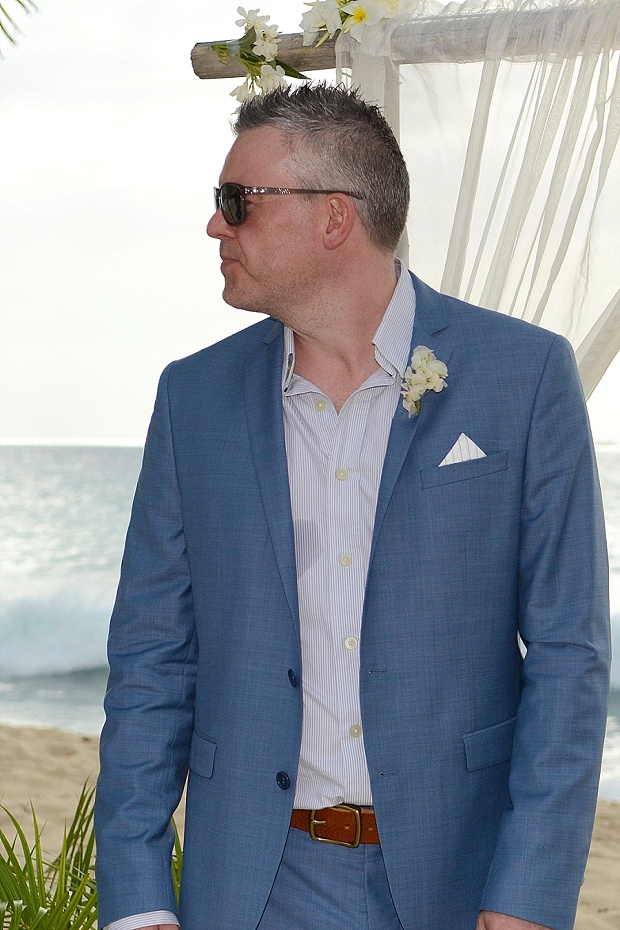 Gold, Champagne Glam Beach Vow Renewal in Antigua Sonia & Chris (15)