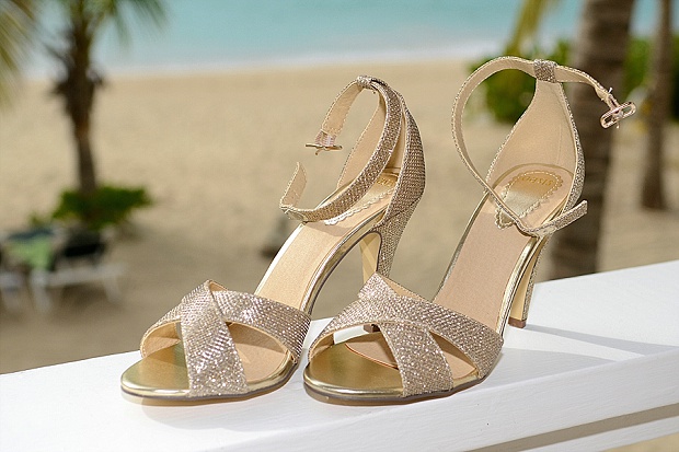 Gold, Champagne Glam Beach Vow Renewal in Antigua Sonia & Chris (2)