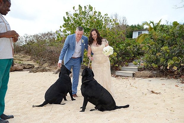 Gold, Champagne Glam Beach Vow Renewal in Antigua Sonia & Chris (44)