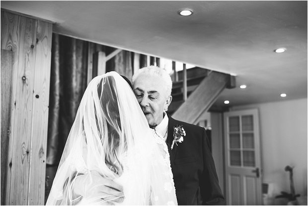 Lace Sleeves and Floral Crown Bride, South Farm Wedding: Charlene & Ian